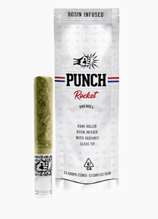 Punch Rocket 1 Rosin Preroll   Private Reserve X Donny Burger