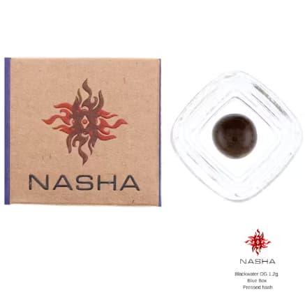 Nasha Blue 1 Pressed Hash   Blackwater Og