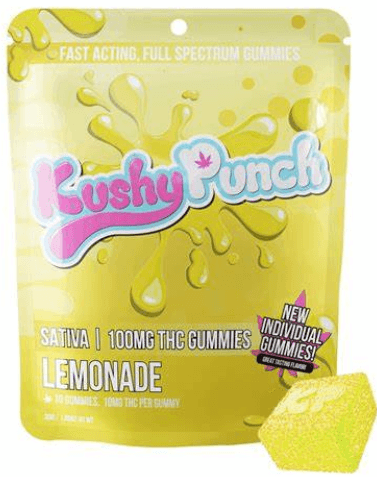 Kushy Punch 100 Mg    Sativa Lemonade