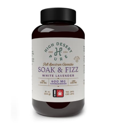 High Desert Pure 1:1 Soak & Fizz   White Lavender