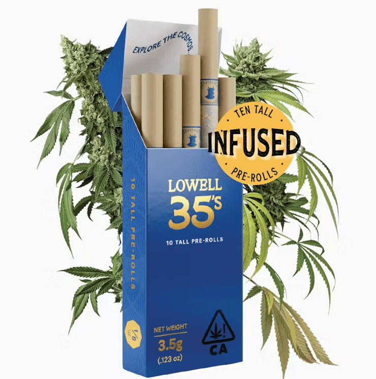 Lowell Infused 35'S Preroll Pack   Stargazer