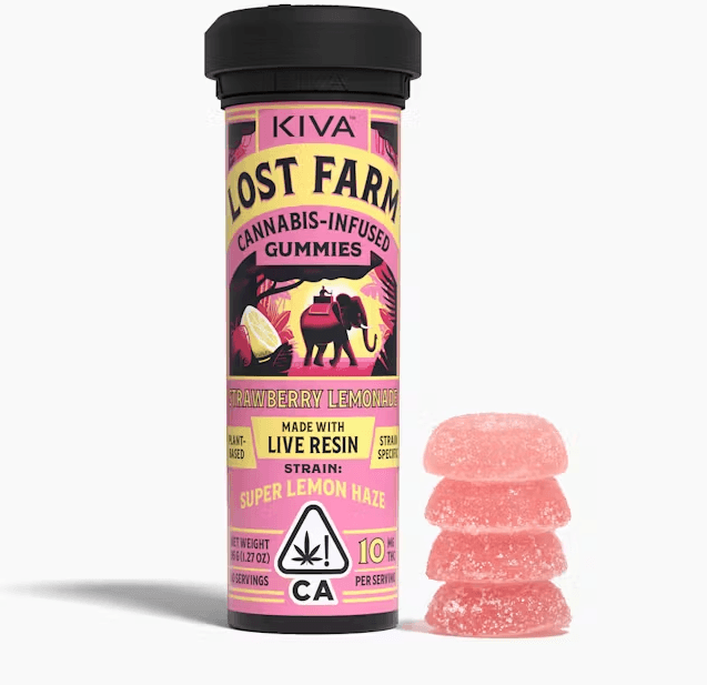 Lost Farm 100 Mg    Strawberry Lemonade (Super Lemon Haze)