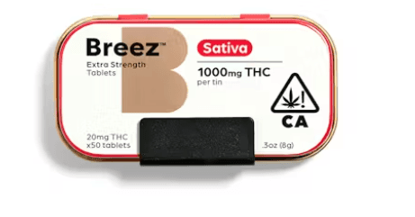 Breez Extra Strength 1000 Mg Tablets   Sativa