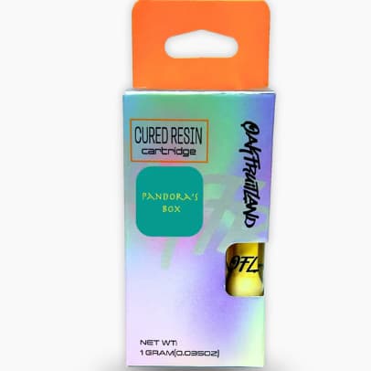 Oakfruitland 1 G Live Resin Cartridge   Pandora'S Box