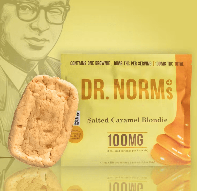 Dr. Norm'S 100 Mg Blondie Brownie   Salted Caramel