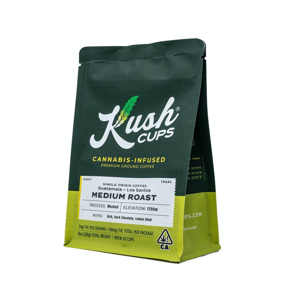 Kush Cups 100 Mg Ground Coffee   Medium Roast