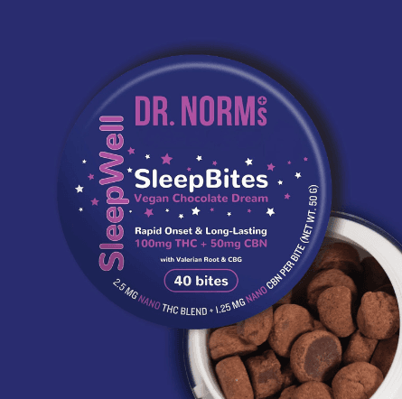 Dr. Norm'S 100 Mg Sleepbites   Brownie Bites