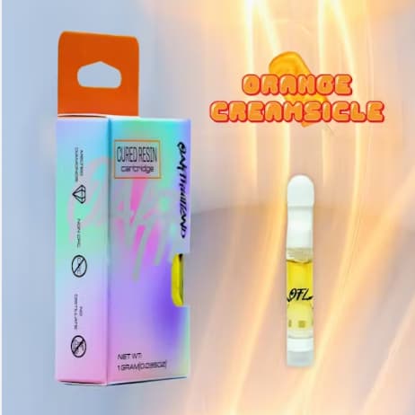 Oakfruitland 1 G Cured Resin Cartridge   Orange Creamsicle