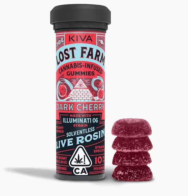 Lost Farm 100 Mg    Dark Cherry (Illuminati Og Rosin)