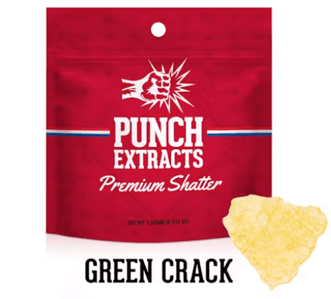 Punch Extracts 1 G Bho    Green Crack