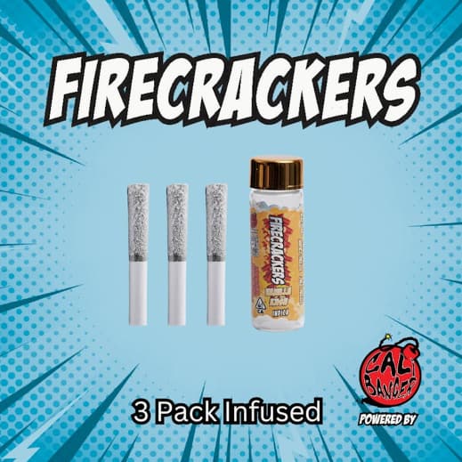 Firecracker 3 X  Infused Pre Roll   Vanilla Kush