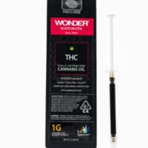 Wonder Extracts 1 G Rso Syringe   High Thc