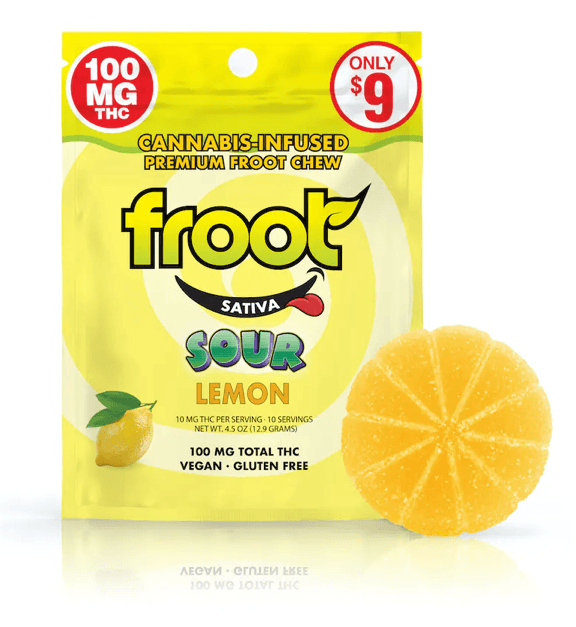 Froot 100 Mg Single    Sour Lemon