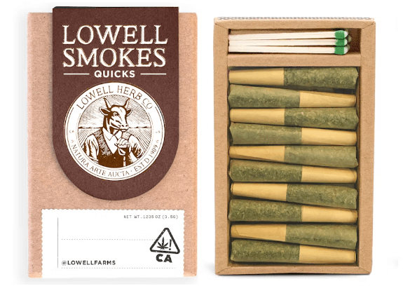 Lowell Quicks .35 G X 10 Preroll Pack   The Happy Hybrid