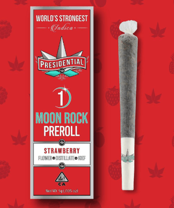 Presidential 1g Moonrock Preroll   Strawberry