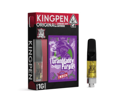 Kingpen 1 G Cartridge   Granddaddy Purple