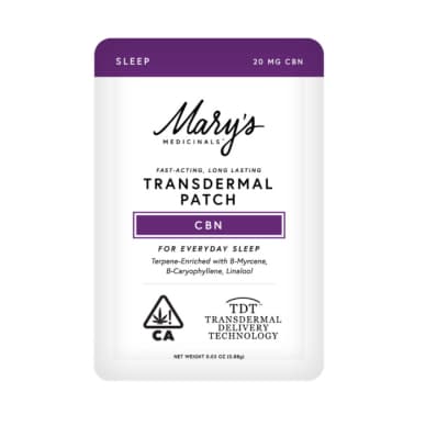 Mary'S Medicinals Transdermal Patch   Sleep Cbn