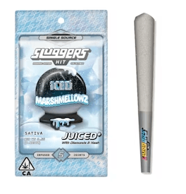 Sluggers X Iced  X 5 Infused Preroll Pack   Marshmellowz