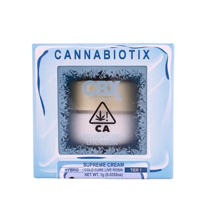 Cbx 1 G Cold Cure Rosin   Supreme Cream (Tier 1)