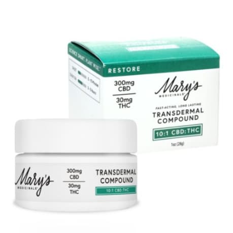 Mary'S Medicinals 10:1 Transdermal Compound   Restore