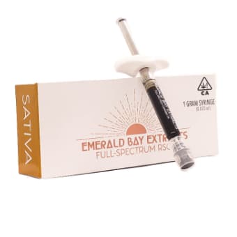 Emerald Bay Extracts 1 G Full Spectrum Rso Syringe   Sativa Blue Dream