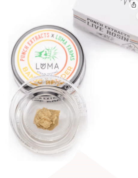 Punch Extracts 1 G Live Rosin   Banjo (Tier 2)