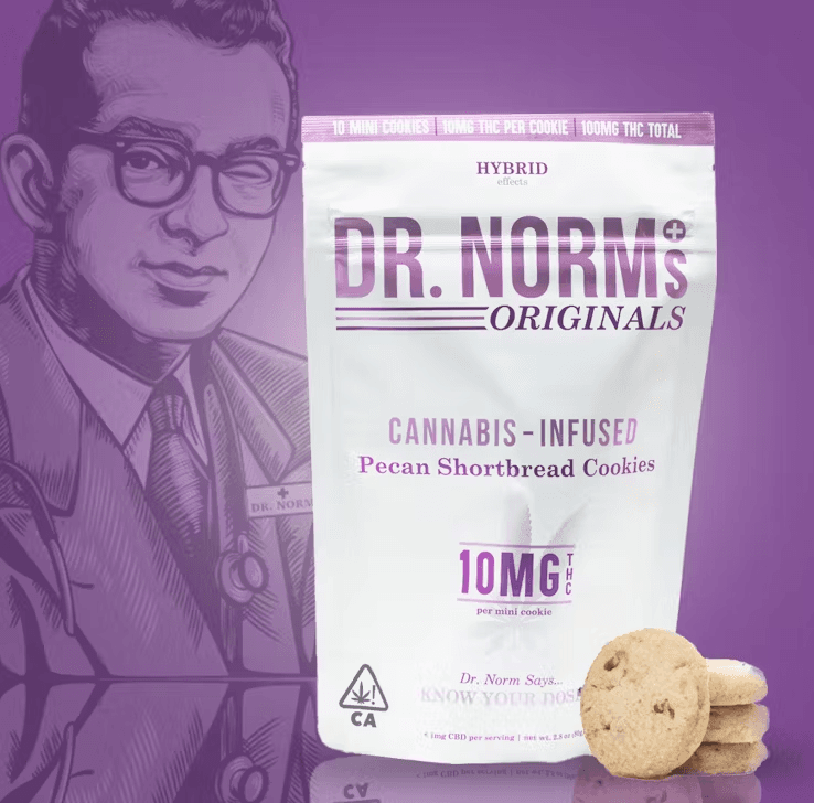 Dr Norm'S 100 Mg Cookies   Pecan Shortbread