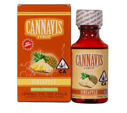 Cannavis Extra 1000 Mg Strength Syrup   Pineapple