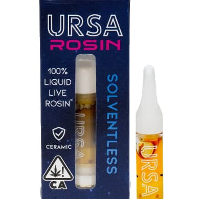 Ursa 1 G Live Rosin Cartridge   Durban Punch