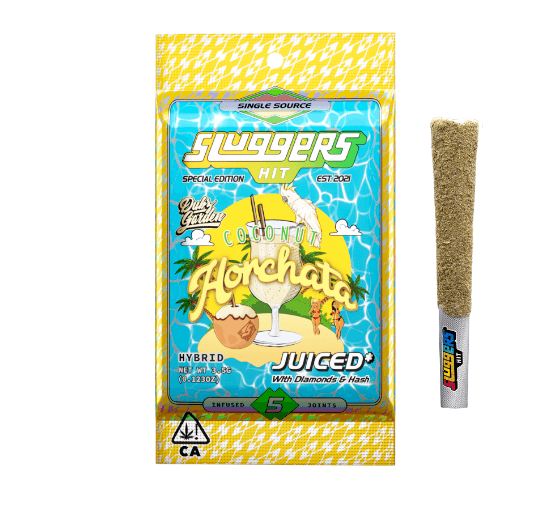 Sluggers X Dubz Garden  X 5 Infused Preroll Pack   Coconut Horchata