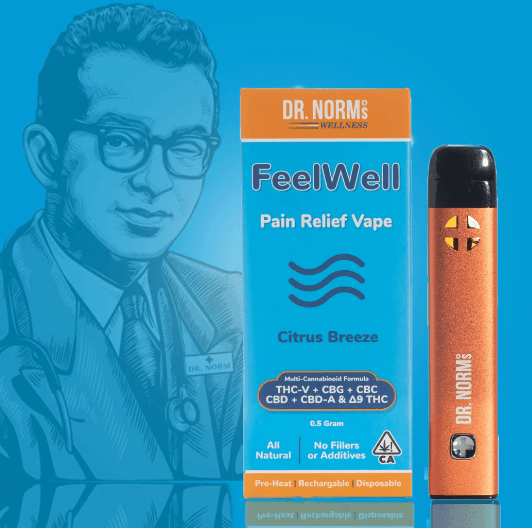 Dr. Norm'S 0 Feelwell Disposable   Citrus Breez