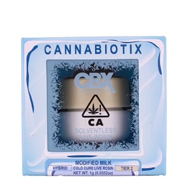 Cbx 1 G Cold Cure Rosin   Modified Milk (Tier 2)