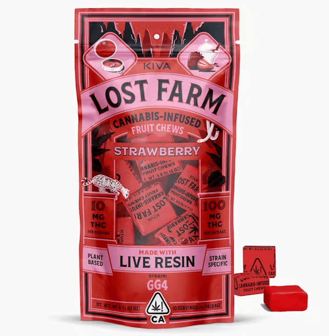 Lost Farm 100 Mg Chews   Strawberry (Gg4)