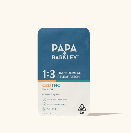 Papa & Barkley Releaf Patch   1 Cbd:3 Thc