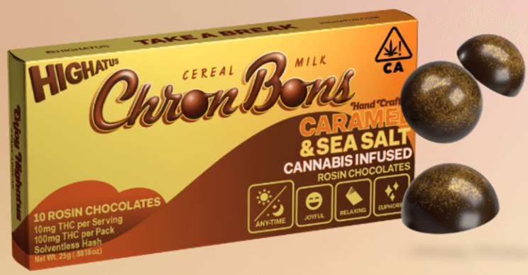 Highatus 100 Mg Chronbons   Caramel & Sea Salt