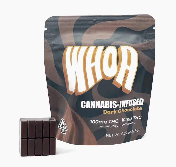 Whoa 100 Mg Chocolate Bite   Dark Chocolate