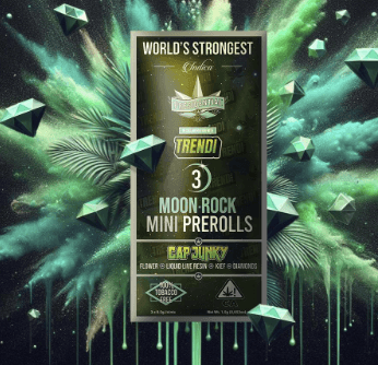 Presidential X Trendi  X 3 Mini Preroll Pack   Cap Junky