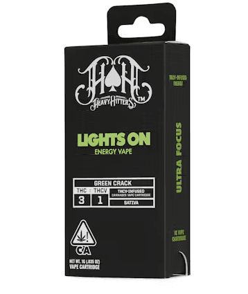 (A 016) Heavy Hitters 1 G Cartridge   Green Crack Thcv