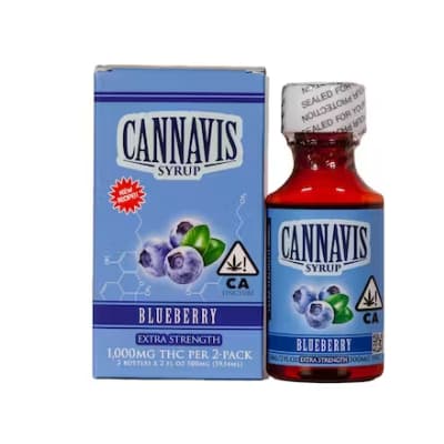 Cannavis Extra 1000 Mg Strength Syrup   Blueberry