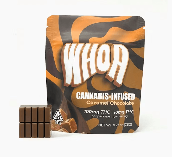 Whoa 100mg Chocolate Bite   Caramel