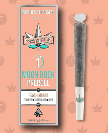 Presidential 1g Moonrock Preroll   Peach Mango